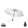 21" Impact AWARE™ RPET 190T auto open/close umbrella, white
