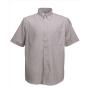 FOTL Men Shortsleeve  Oxford Shirt, Oxford Grey, M