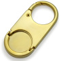 Euro-Hook Coin Holder In Gold Matt Finishing