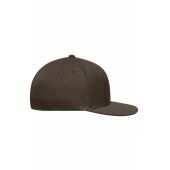 MB6184 Flexfit® Flat Peak Cap - dark-brown - S/M