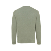 Iqoniq Denali gerecycled katoen sweater ongeverfd, heather green (L)