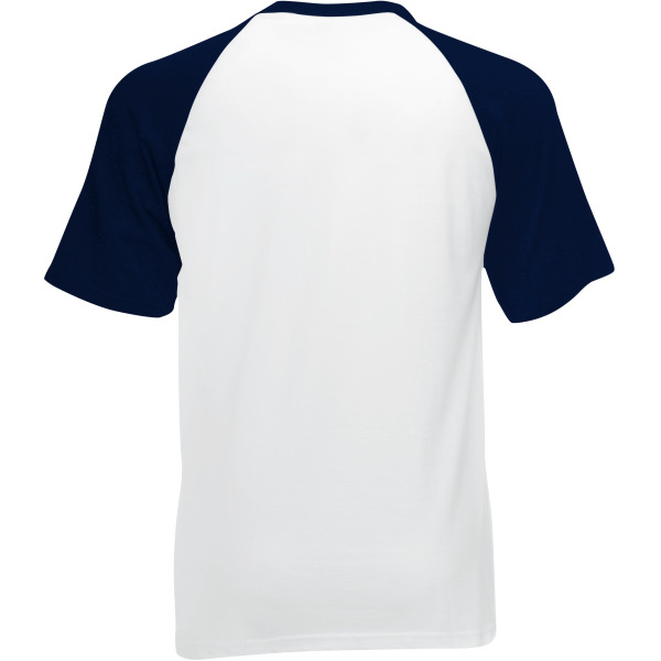 Valueweight Short Sleeve Baseball T White / Deep Navy 3XL