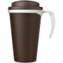 Americano® Grande 350 ml mug with spill-proof lid - Brown