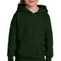 Heavy Blend Youth Hooded Sweat - Forest Green - L (164)