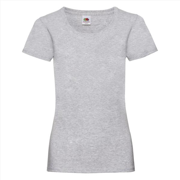 FOTL Lady-Fit Valueweight T, Heather Grey, XS