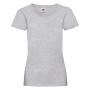 FOTL Lady-Fit Valueweight T, Heather Grey, L