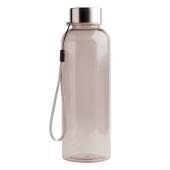 Tritan fles 500 ml zilverkleurige dop met lus