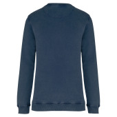 Sweater ronde hals Washed Navy Blue XXL