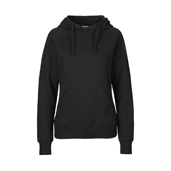 Neutral ladies hoodie-Black-XS