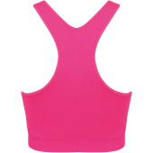Women's Workout Cropped Top Neon Pink XS
