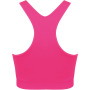Women's Workout Cropped Top Neon Pink XS