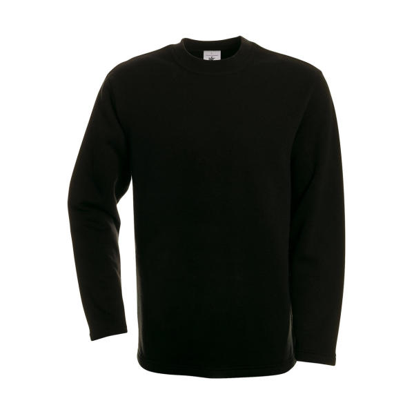 Open Hem Sweatshirt - Black - 2XL