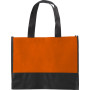Nonwoven (80 gr/m²) shopping bag Brenda orange