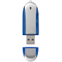 Oval USB - Donkerblauw/Zilver - 8GB
