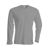 Men's long-sleeved crew neck T-shirt Oxford Grey M