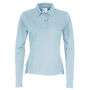 Piquet Long Sleeve Lady Sky Blue L (GOTS)