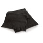 Polartherm™ tassel scarf Black One Size