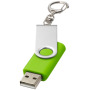 Rotate USB met sleutelhanger - Lime - 2GB