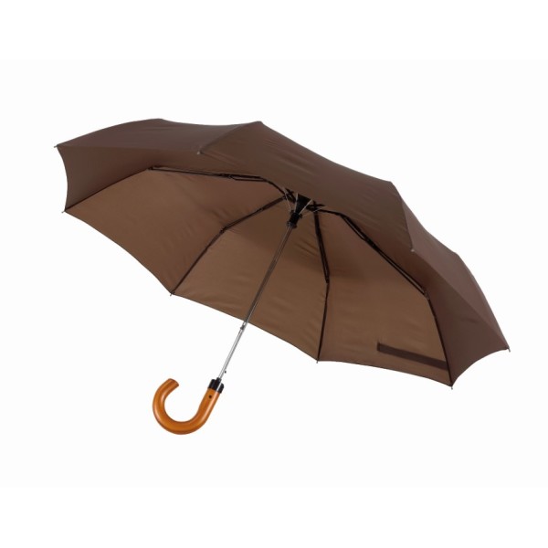 Automatische opvouwbare paraplu LORD - donkerbruin