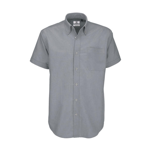 Oxford SSL/men Shirt - Silver Moon