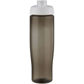 H2O Active® Eco Tempo 700 ml drikkeflaske med fliplåg - Hvid/Trækul