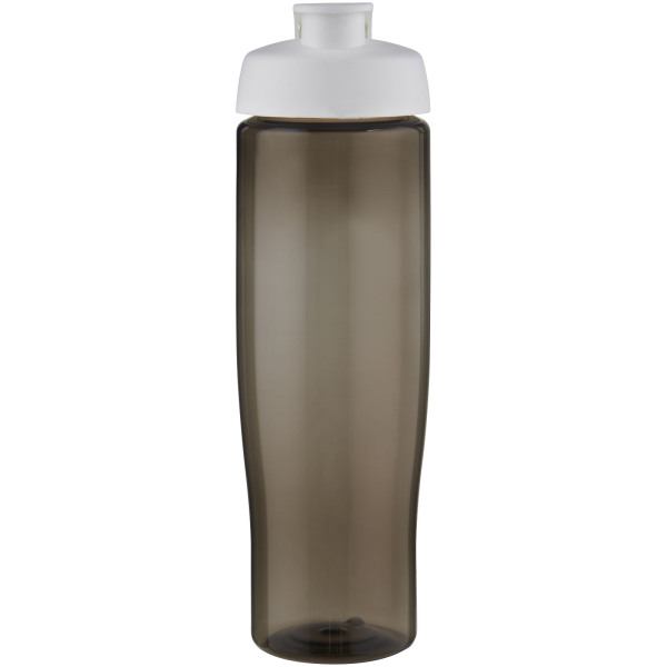 H2O Active® Eco Tempo drinkfles van 700 ml met klapdeksel - Wit/Charcoal