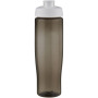 H2O Active® Eco Tempo drinkfles van 700 ml met klapdeksel - Wit/Charcoal