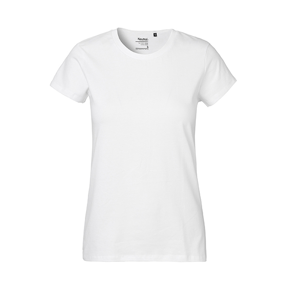 Neutral ladies classic t-shirt-White-XS