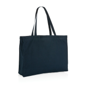 Impact AWARE ™ gerecycled katoenen shopper 145gsm, donkerblauw