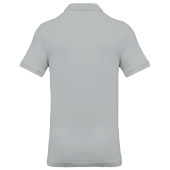 Men's short-sleeved piqué polo shirt Snow Grey XXL