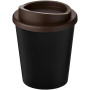 Americano® Espresso Eco 250 ml recycled tumbler - Solid black/Brown