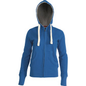 Damessweater met rits en capuchon Damessweater met rits en capuchon