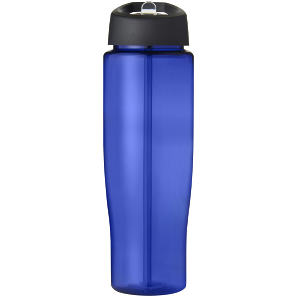 H2O Active® Tempo 700 ml spout lid sport bottle - Blue/Solid black