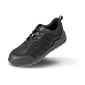 All Black Safety Trainer - size 3