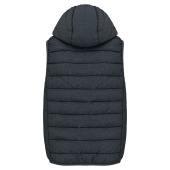 Bodywarmer met capuchon volwassene Marl Dark Grey XS