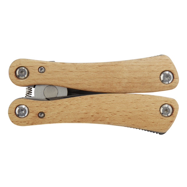 Anderson 12-function large wooden multi-tool - Natural