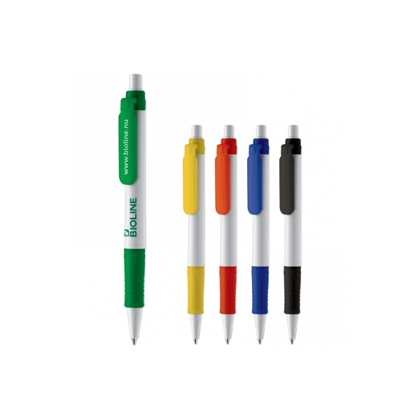 Balpen Vegetal Pen hardcolour - Wit / Wit