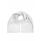 MB6404 Cotton Scarf - white - one size