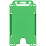 Pierre plastic card holder - Green