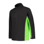 L&S Jacket Softshell Workwear black/lm L
