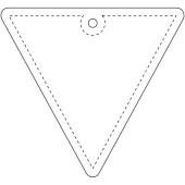RFX™ H-12 reflecterende TPU hanger met omgekeerde driehoek - Wit
