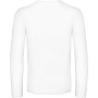 #E190 Men's T-shirt long sleeve White 4XL