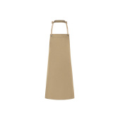 LS 40 Bib Apron New-Nature , from sustainable material , 65 % GRS Certified Recycled Polyester / 35 % Conventional Cotton - pebble grey - Stck