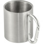 Stainless steel double walled mug Nella black