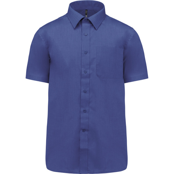 Ace - Heren overhemd korte mouwen Cobalt Blue 6XL