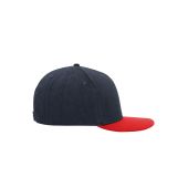 MB6634 6 Panel Pro Cap Style - navy/red - one size