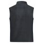 Men's Workwear Fleece Vest - STRONG - - carbon/black - 6XL