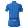 Ladies' Bike-T Half Zip - bright-blue/bright-yellow - S