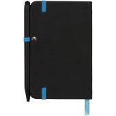 Noir edge klein notitieboek - Zwart/Blauw