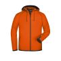 Men's Hooded Fleece - dark-orange/carbon - XXL
